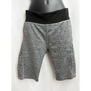 Ebb & Flow Charcoal Grey Biker Shorts Size S Mid Rise High Rise Sports Yoga